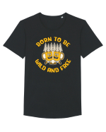 pentru camping - Born to be wild and free Tricou mânecă scurtă guler larg Bărbat Skater