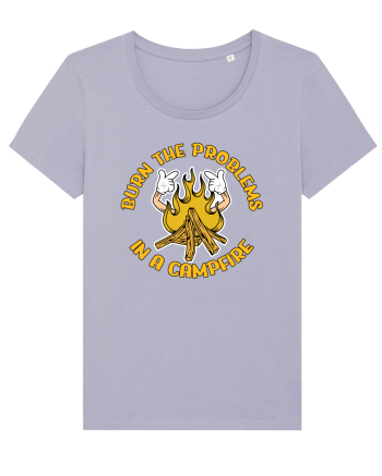 pentru camping - Burn the problems in a campfire Lavender