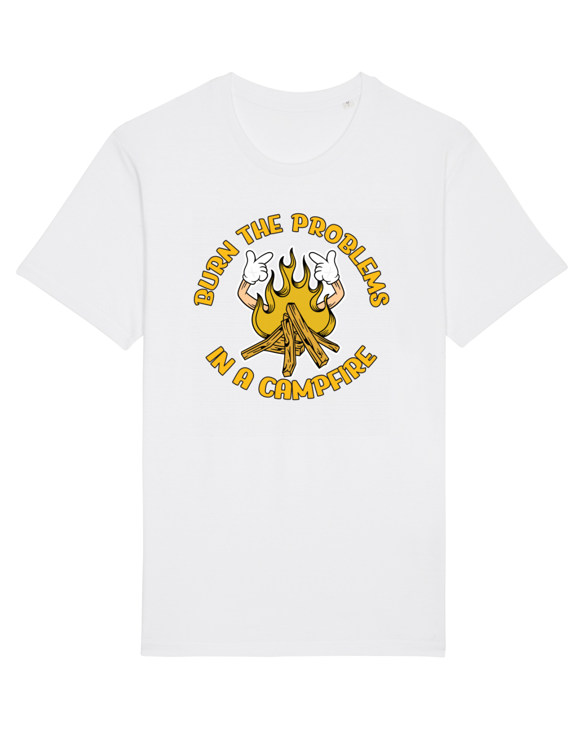 Tricou mânecă scurtă Unisex Rocker White
