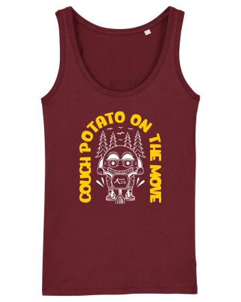 pentru camping - Couch potato on the move Burgundy