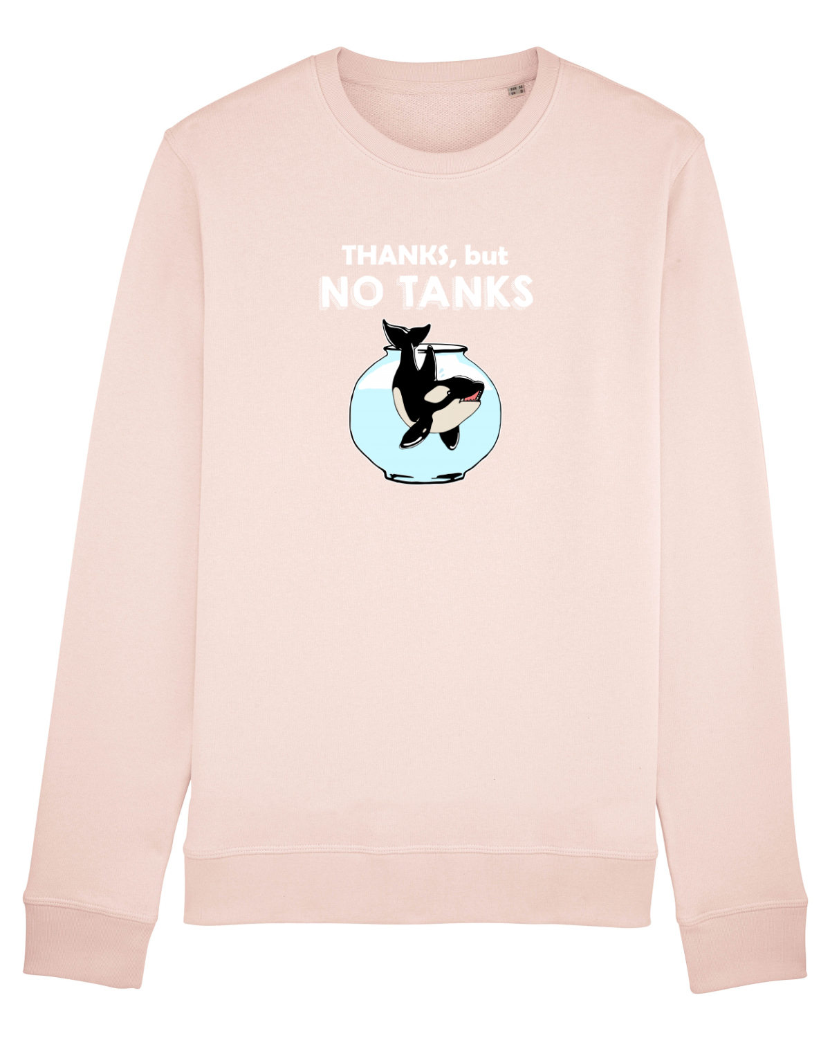 Bluză mânecă lungă Unisex Rise Candy Pink