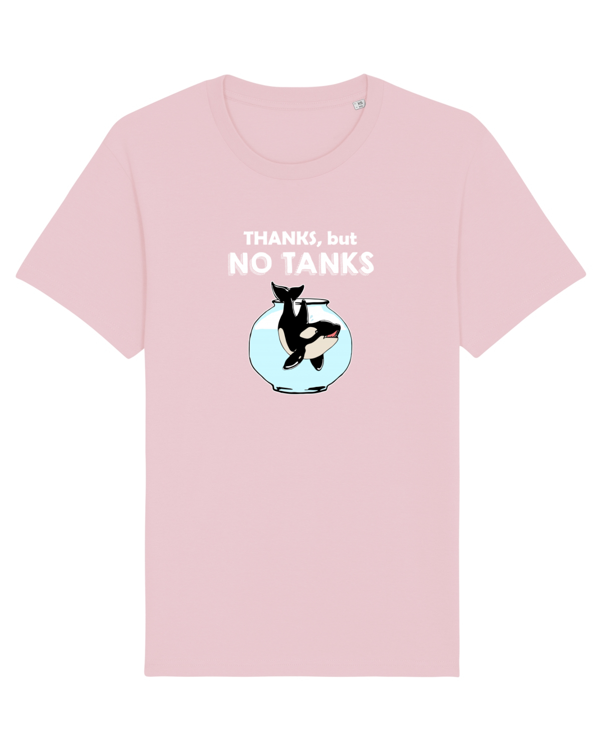 Tricou mânecă scurtă Unisex Rocker Cotton Pink