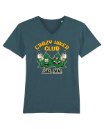pentru camping - Crazy Hiker Club Tricou mânecă scurtă guler V Bărbat Presenter