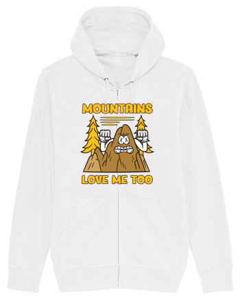pentru camping - Mountains love me too White