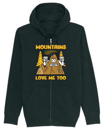 pentru camping - Mountains love me too Black