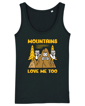 pentru camping - Mountains love me too Black