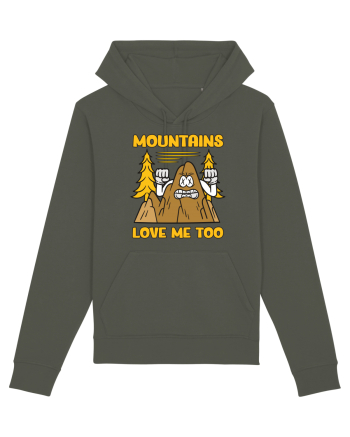 pentru camping - Mountains love me too Khaki
