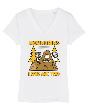 pentru camping - Mountains love me too White