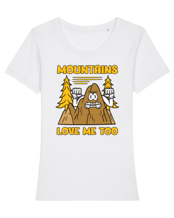 pentru camping - Mountains love me too White