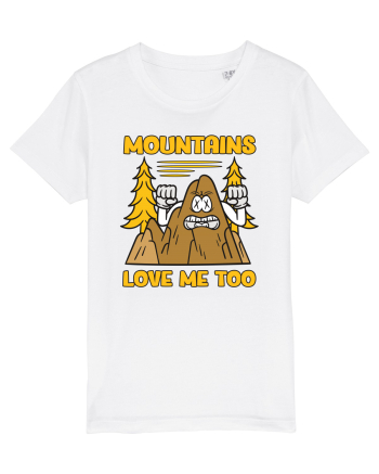 pentru camping - Mountains love me too White