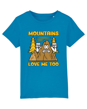 pentru camping - Mountains love me too Azur