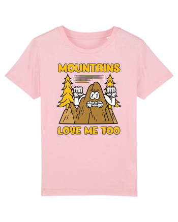 pentru camping - Mountains love me too Cotton Pink