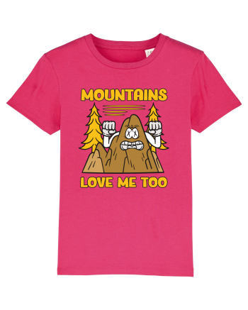 pentru camping - Mountains love me too Raspberry