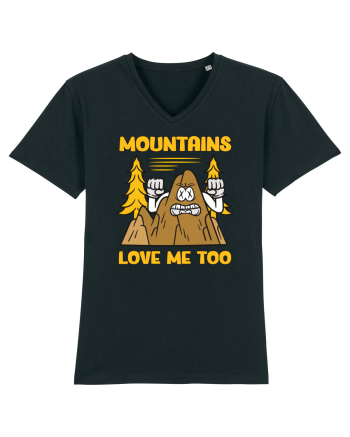 pentru camping - Mountains love me too Black