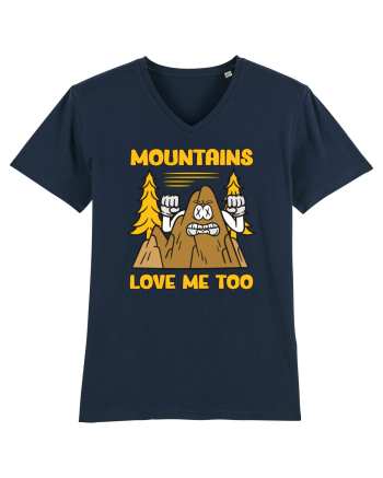 pentru camping - Mountains love me too French Navy