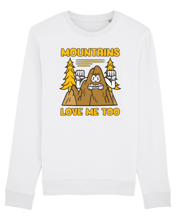 pentru camping - Mountains love me too White