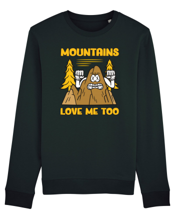 pentru camping - Mountains love me too Black