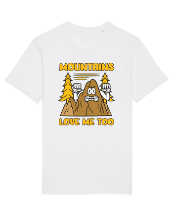pentru camping - Mountains love me too White