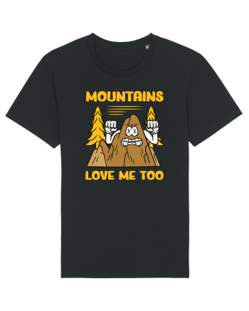 pentru camping - Mountains love me too Black