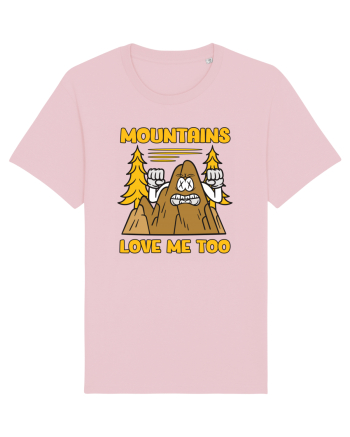 pentru camping - Mountains love me too Cotton Pink
