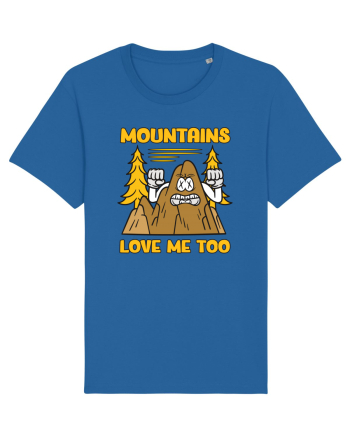 pentru camping - Mountains love me too Royal Blue