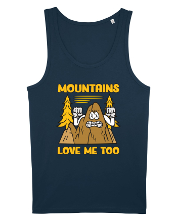 pentru camping - Mountains love me too Navy