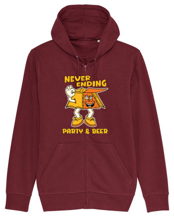pentru camping - Neverending party and beer Burgundy
