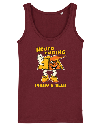 pentru camping - Neverending party and beer Burgundy