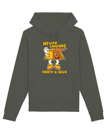 pentru camping - Neverending party and beer Khaki