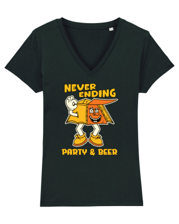 pentru camping - Neverending party and beer Black