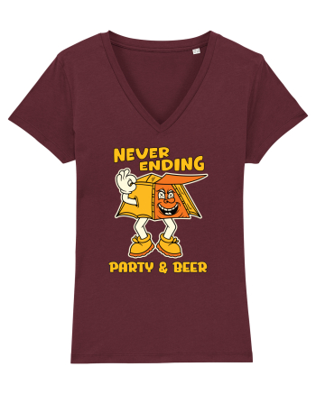 pentru camping - Neverending party and beer Burgundy