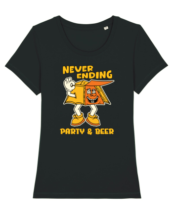 pentru camping - Neverending party and beer Black