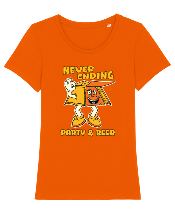 pentru camping - Neverending party and beer Bright Orange