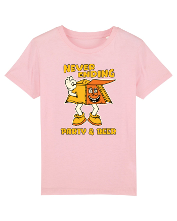 pentru camping - Neverending party and beer Cotton Pink