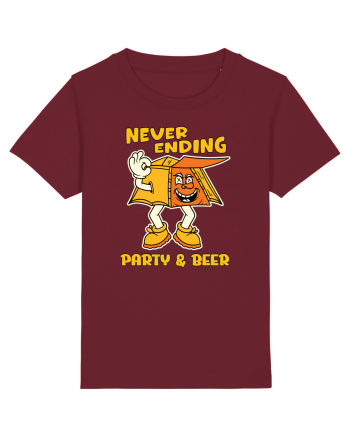 pentru camping - Neverending party and beer Burgundy