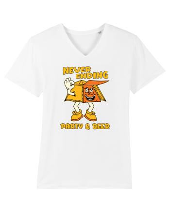 pentru camping - Neverending party and beer White