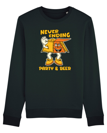 pentru camping - Neverending party and beer Black