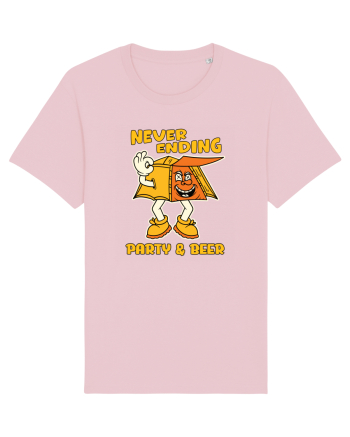 pentru camping - Neverending party and beer Cotton Pink