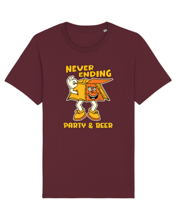 pentru camping - Neverending party and beer Burgundy