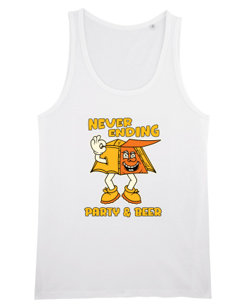 pentru camping - Neverending party and beer White
