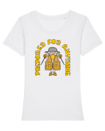 pentru camping - Prepared for anything Tricou mânecă scurtă guler larg fitted Damă Expresser