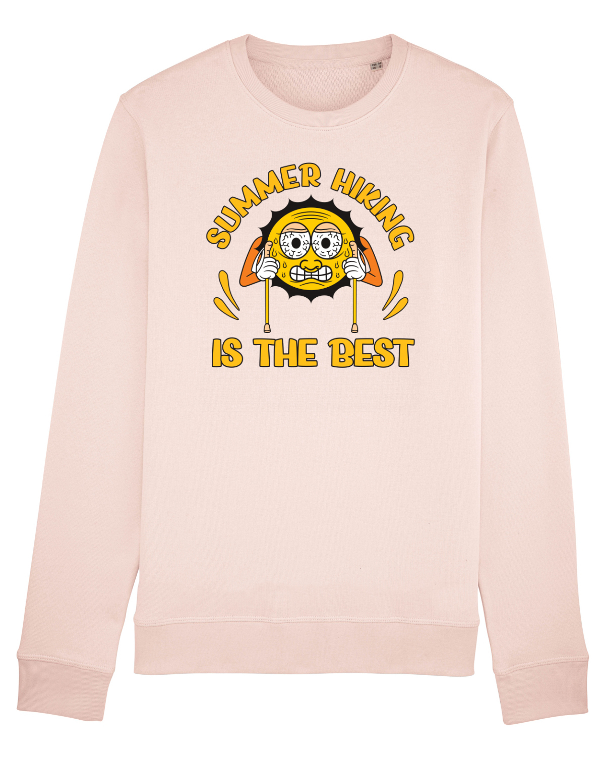 Bluză mânecă lungă Unisex Rise Candy Pink