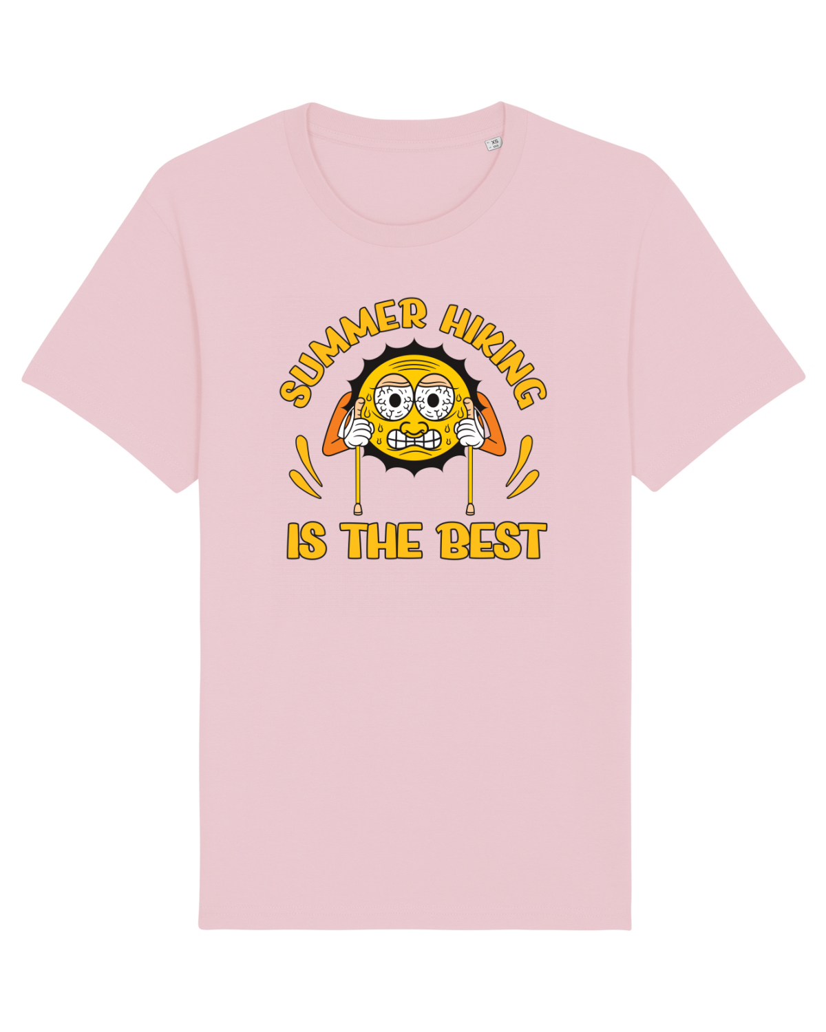 Tricou mânecă scurtă Unisex Rocker Cotton Pink