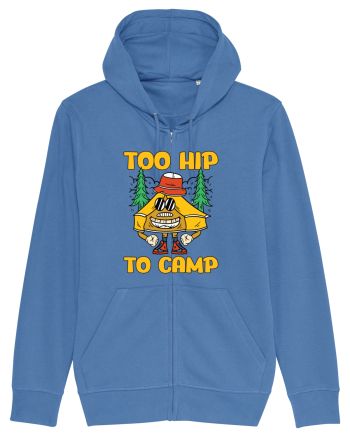 pentru camping - Too hip to camp Bright Blue