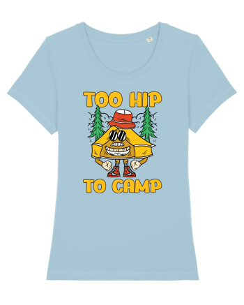 pentru camping - Too hip to camp Sky Blue