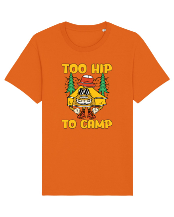 pentru camping - Too hip to camp Bright Orange