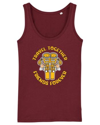 pentru camping - Travel together friends forever Burgundy