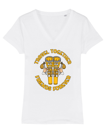 pentru camping - Travel together friends forever White