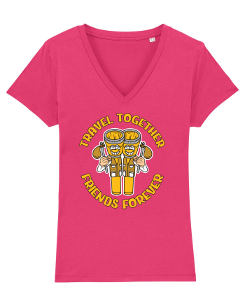 pentru camping - Travel together friends forever Raspberry