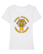 pentru camping - Travel together friends forever Tricou mânecă scurtă guler larg fitted Damă Expresser